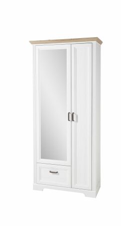 Předsíňový nábytek JASPER_ šatní skříň 30 B1 UH 03_ rozměry_ š/v/h_ 93/204/41 cm_ šikmý pohled_ obr. 9