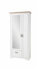 Předsíňový nábytek JASPER_ šatní skříň 30 B1 UH 03_ rozměry_ š/v/h_ 93/204/41 cm_ šikmý pohled_ obr. 9