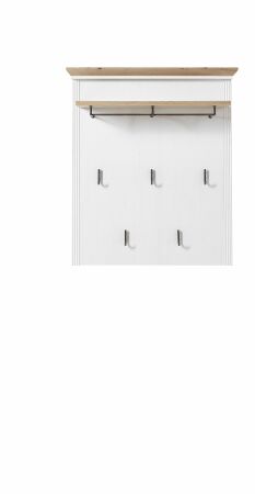 Předsíňový nábytek JASPER_ závěsný šatní panel 30 B1 UH 41_ rozměry_ š/v/h_ 93/107/30 cm_ čelní pohled_ obr. 14