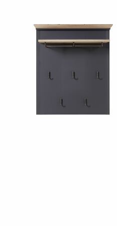 Předsíňový nábytek JASPER graphit_ závěsný šatní panel 30 B1 GH 41_ rozměry_ š/v/h_ 93/107/30 cm_ čelní pohled_ obr. 13