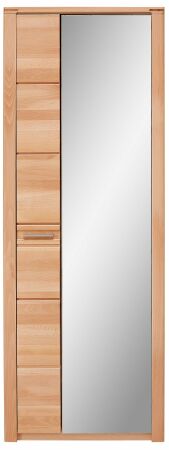 Předsíňový nábytek NATURA_ šatní skříň 32 18 FF 01_ rozměry š/v/h_ 74/201/40_ čelní pohled_ obr. 4
