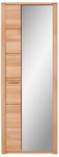 Předsíňový nábytek NATURA_ šatní skříň 32 18 FF 01_ rozměry š/v/h_ 74/201/40_ čelní pohled_ obr. 4