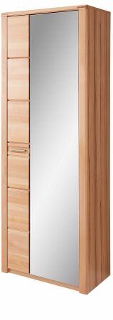 Předsíňový nábytek NATURA_ šatní skříň 32 18 FF 01_ rozměry š/v/h_ 74/201/40_ šikmý pohled_ obr. 5