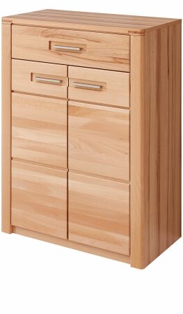 Předsíňový nábytek NATURA_ botník 32 18 FF 10_ rozměry š/v/h_ 74/100/40_ boční pohled_ obr. 8