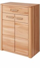 Předsíňový nábytek NATURA_ botník 32 18 FF 10_ rozměry š/v/h_ 74/100/40_ boční pohled_ obr. 8