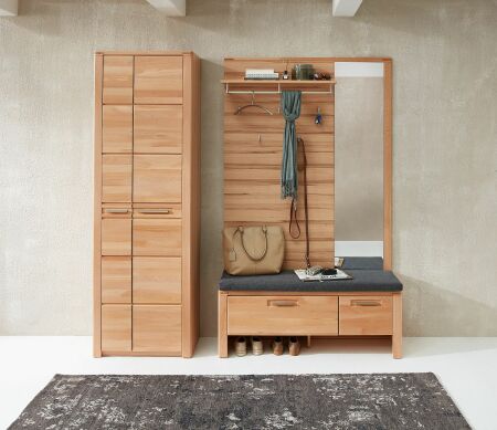 Předsíňový nábytek NATURA_ sestava 32 18 FF 83_ rozměry š/v/h_ 200/201/40 cm_ obr. 1