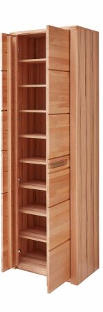 Předsíňový nábytek NATURA_ šatní skříň 32 18 FF 02_ rozměry š/v/h_ 65/201/40 cm_ otevřená_ vnitřní uspořádání_ obr. 6