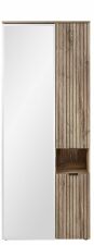 Předsíňový nábytek PRESTIGE_ šatní skříň 3T F7 VM 03_ š/v/h_ 82/204/38 cm_ čelní pohled_ LED osvětlení vypnuto_ obr. 11 Předsíňový nábytek PRESTIGE_ šatní skříň 3T F7 VM 03_ š/v/h_ 82/204/38 cm_ čelní pohled_ LED osvětlení vypnuto_ obr. 11