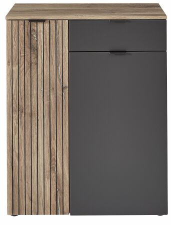 Předsíňový nábytek PRESTIGE_ botník 3T F7 VM 11_  š/v/h_ 82/103/38 cm_  čelní pohled_ obr. 14