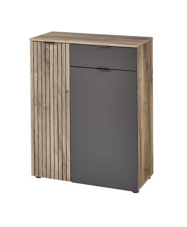Předsíňový nábytek PRESTIGE_ botník 3T F7 VM 11_ š/v/h_ 82/103/38 cm_ šikmý pohled_ obr. 7
