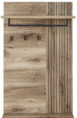Předsíňový nábytek PRESTIGE_ závěsný šatní panel 3T F7 VM 40_ š/v/h_ 82/134/30 cm_ čelní pohled_ obr. 13