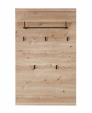 Předsíňový nábytek SAVOY_ závěsný šatní panel 3L 12 HU 40_  rozměry š/v/h_ 80/128/30 cm_ čelní pohled_ obr. 11
