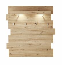 Předsíňový nábytek SINA_ závěsný šatní panel 3S D6 WH 40_ rozměry š/v/h_ 120/125/32 cm_ čelní pohled_ obr. 11