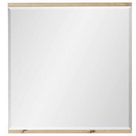 Předsíňový nábytek SINA_ závěsné zrcadlo 3S D6 WH 50_ rozměry š/v/h_ 80/85/3 cm_ čelní pohled_ obr. 13