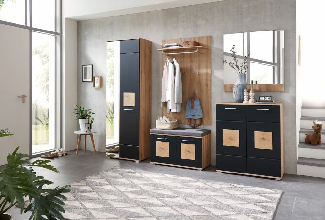 Předsíňový nábytek SUN black 80