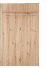Předsíňový nábytek SUN white_ závěsný šatní panel 30 H3 HW 40_ rozměry š/v/h_ 84/135/27 cm_ čelní pohled_ obr. 11