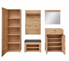 Předsíňový nábytek SYLT_ sestava 62 05 HU 80 _ š/v/h  240/ 194/ 39 cm_ otevřená_ vnitřní uspořádání_ obr. 2