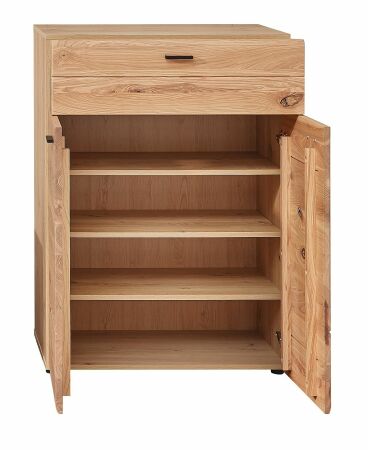 Předsíňový nábytek SYLT_ botník 62 05 HU 10_ š/v/h  75/ 105/ 39 cm_ otevřený_ vnitřní uspořádání_ obr. 8