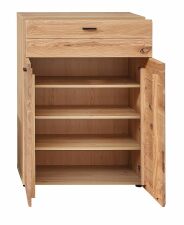 Předsíňový nábytek SYLT_ botník 62 05 HU 10_ š/v/h  75/ 105/ 39 cm_ otevřený_ vnitřní uspořádání_ obr. 8