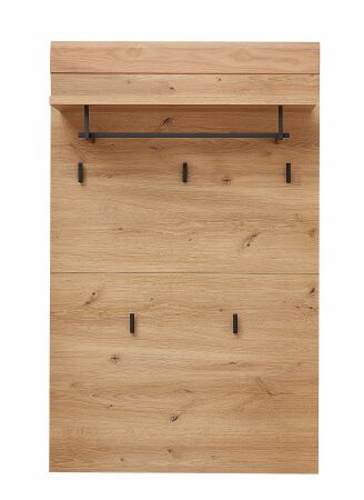 Předsíňový nábytek SYLT_ závěsný šatní panel 62 05 HU 40_ š/v/h  75/ 120/ 30 cm_ čelní pohled_ obr. 10