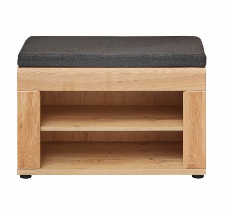 Předsíňový nábytek SYLT_ lavice s polštářem na sezení 62 05 HU 60_ š/v/h  75/ 49/ 39 cm_ čelní pohled_ obr. 12