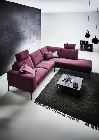 Sedací souprava Raquel 1205_ sestava 1,5medAL-1,5med-E1ABR_ v látce Roxbury bordeaux_ obr. 10