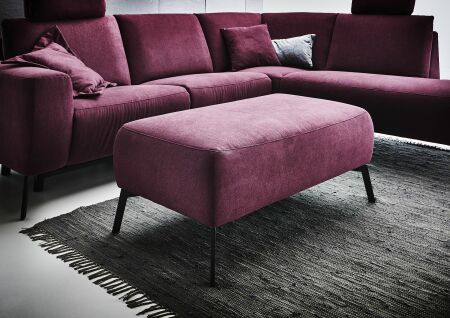 Sedací souprava Raquel 1205_ taburet obdélníkový_ v látce Roxbury bordeaux_ obr. 12