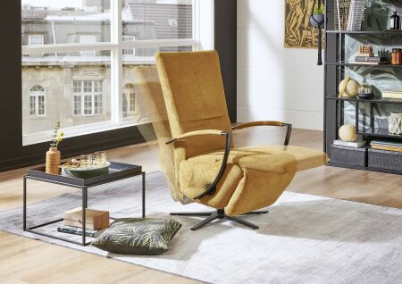 Relaxační křeslo AROLLA Style_ varianta 1222 s manuálním polohováním_ v látce Paris gelb_ obr. 4