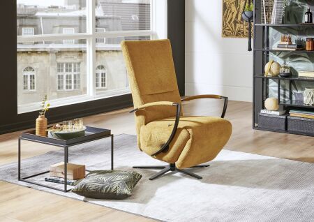 Relaxační křeslo AROLLA Style_ varianta 1222 s manuálním polohováním_ v látce Paris gelb_ obr. 5