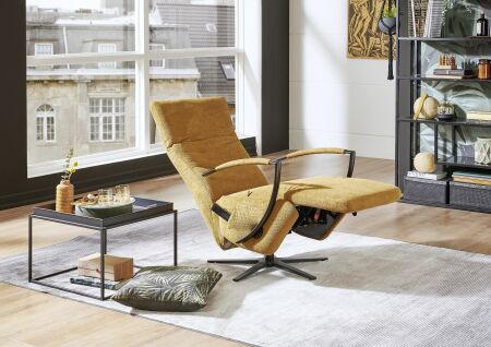 Relaxační křeslo AROLLA Style_ varianta 1222 s manuálním polohováním_ v látce Paris gelb_ obr. 7