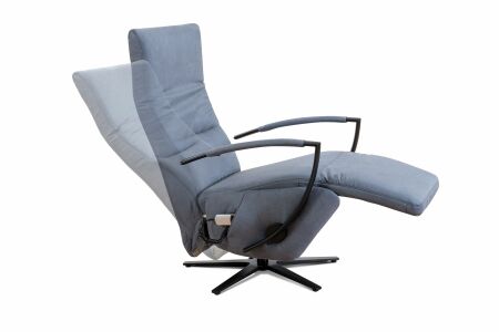 Relaxační křeslo AROLLA Style_ varianta 1222-2M s manuálním polohováním_ v látce Bingo frost grey_ obr. 11