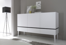 Sideboard (komoda) REX_bílá-wenge_3 dv.+ 3 zásuvky Sideboard (komoda) REX_bílá-wenge_3 dv.+ 3 zásuvky