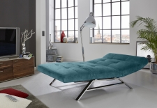 Relaxační lehátko RIMOLA 2.0 MAXI s motorovým polohováním_ plocha na ležení 120 x 198 cm_ v látce Matrix petrol (skup. 6)_ obr. 3
