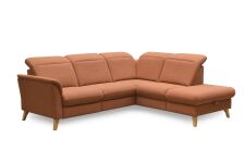 Sedací souprava RIMINI_ sestava 7381 (2,5sed - Ottoman)_ rohové rozměry zleva: 248 x 220 cm_ volitelné funkce a nohy dub Bianco za příplatek_ obr. 2