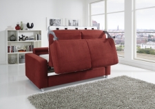 Rozkládací pohovka VARIO MF premium_ typ 2232_142_ sedáky a opěráky typ C_ područky č. 2_ v látce Kati bordeaux_ obr. 4