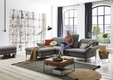 Sedací souprava SENSO 1037_sestava Longchair MAXI s područkou vlevo - 2,5sed s područkou vpravo_ v látce Trend grey_ obr. 5 Sedací souprava SENSO 1037_sestava Longchair MAXI s područkou vlevo - 2,5sed s područkou vpravo_ v látce Trend grey_ obr. 5
