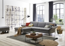 Sedací souprava SENSO 1037_sestava Longchair MAXI s područkou vlevo - 2,5sed s područkou vpravo_ v látce Trend grey_ obr. 7 Sedací souprava SENSO 1037_sestava Longchair MAXI s područkou vlevo - 2,5sed s područkou vpravo_ v látce Trend grey_ obr. 7