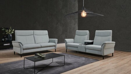 Sedací souprava SEVILLA 3620_ sestava 3sed + 1sed s podr. vlevo + mezilehlý prvek + 1sed s podr. vpravo_ v látce Easy Care light blue_ obr. 2