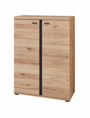 Nábytek do pracovny a kanceláře ATLANTA_ kancelářská skříňka 5X 02 HU 11_ rozměry š/v/h_ 90/124/38 cm_ šikmý pohled_ obr. 9