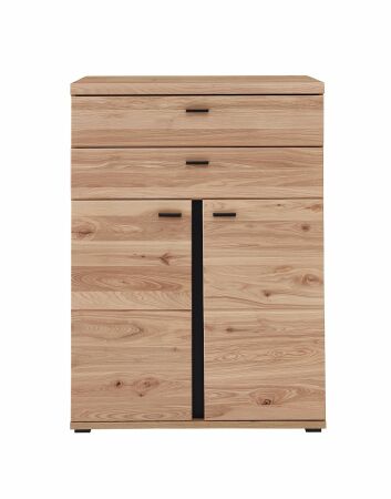 Nábytek do pracovny a kanceláře ATLANTA_ kancelářská skříňka 5X 02 HU 12_ rozměry š/v/h_ 90/124/38 cm_ čelní pohled_ obr. 16
