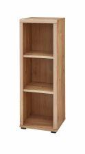 Nábytek do pracovny a kanceláře ATLANTA_ regál 5X 02 HU 13_ rozměry š/v/h_ 44/124/38 cm_ šikmý pohled_ obr. 25 Nábytek do pracovny a kanceláře ATLANTA_ regál 5X 02 HU 13_ rozměry š/v/h_ 44/124/38 cm_ šikmý pohled_ obr. 25