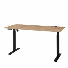 Nábytek do pracovny a kanceláře ATLANTA_ psací stůl 5X 02 HU 27_ rozměry š/v/h_ 160/72/77 cm_ s výškově nastavitelnou pracovní deskou stolu od 64 cm do 129 cm, včetně motoru s paměťovou funkcí_ ve fázi polohování_ obr. 32 Nábytek do pracovny a kanceláře ATLANTA_ psací stůl 5X 02 HU 27_ rozměry š/v/h_ 160/72/77 cm_ s výškově nastavitelnou pracovní deskou stolu od 64 cm do 129 cm, včetně motoru s paměťovou funkcí_ ve fázi polohování_ obr. 32