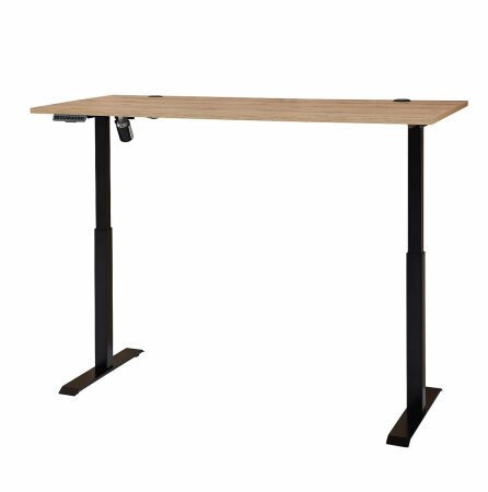 Nábytek do pracovny a kanceláře ATLANTA_ psací stůl 5X 02 HU 27_ rozměry š/v/h_ 160/72/77 cm_ s výškově nastavitelnou pracovní deskou stolu od 64 cm do 129 cm,  včetně motoru s paměťovou funkcí_ ve fázi polohování_ obr. 36