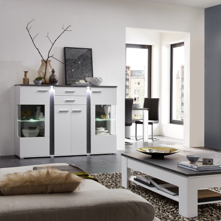 Highboard GRENADA s LED osvětlením_ studiové foto_ obr. 5