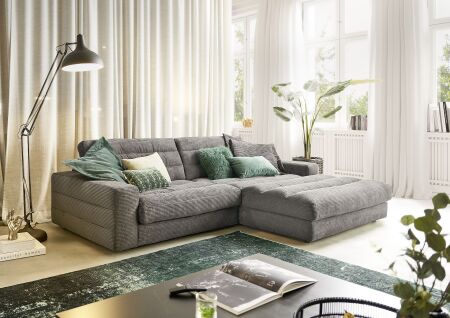 Sedací souprava STRADO_ sestava 1,5AL-LAR groß long_ v látce Cord dark grey_ obr. 4