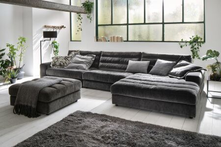 Sedací souprava STRADO_ sestava 1,5AL-1,5oA-LAR long groß_ v látce Cosmopolitan graphite_ obr. 11