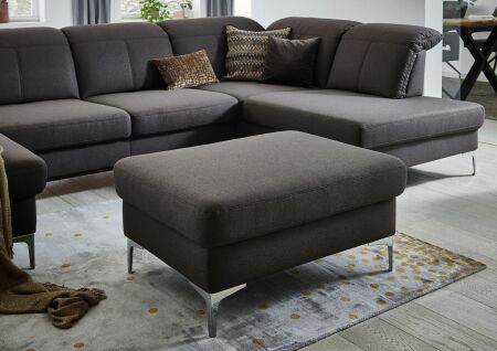 Sedací souprava TORONTO Lounge_sestava LAL-2,5AR_E1ABR_v látce Melrose brown_detail taburetu_obr. 21