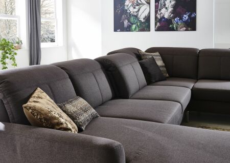 Sedací souprava TORONTO Lounge_sestava LAL-2,5AR_E1ABR_v látce Melrose brown_detail polohovatelných opěradel - regulace hloubky sedu_obr. 22