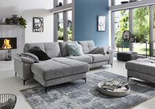 Sedac souprava TREVISO 1096_ sestava LALmaxi - 2,5AR_ rohov rozmry zleva 162 x 296 cm_  vka 85/87 cm_ vka s oprkou hlavy 105-112 cm dle typu_ v ltce FAMOUS frost-grey_ bez volitelnch oprek hlavy_ obr. 5
